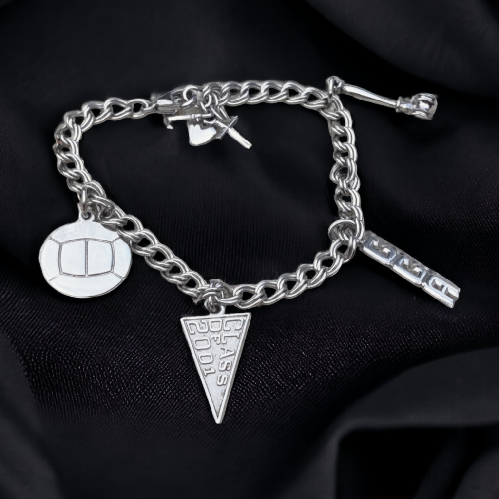 Vintage Sterling Charm Bracelet